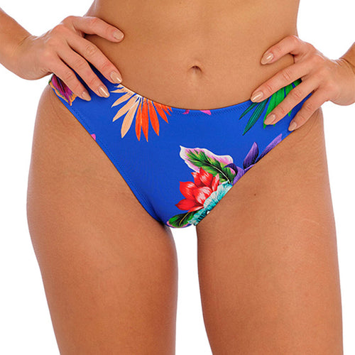 Halkidiki Ultramarine Mid Rise Bikini Bottom