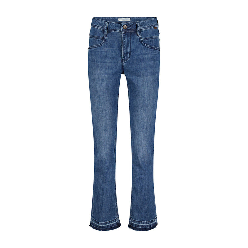 Babette Midstone Cropped Flare Jeans