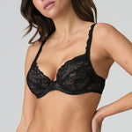 marie jo black push up bra side