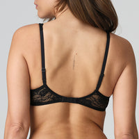 marie jo black push up bra back