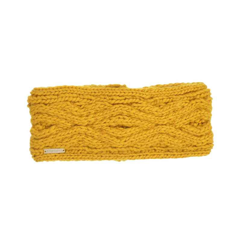 Knit Headband In Cable Structure