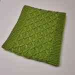 seeberger green loop scarf flat