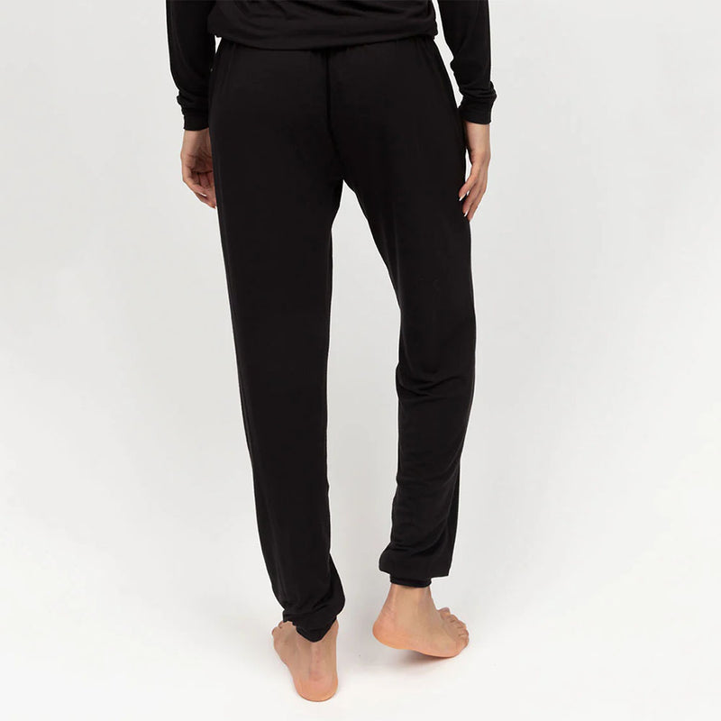 black jersey pyjama bottom 