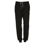 black jersey pyjama bottom
