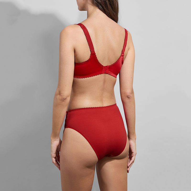 red lingerie set
