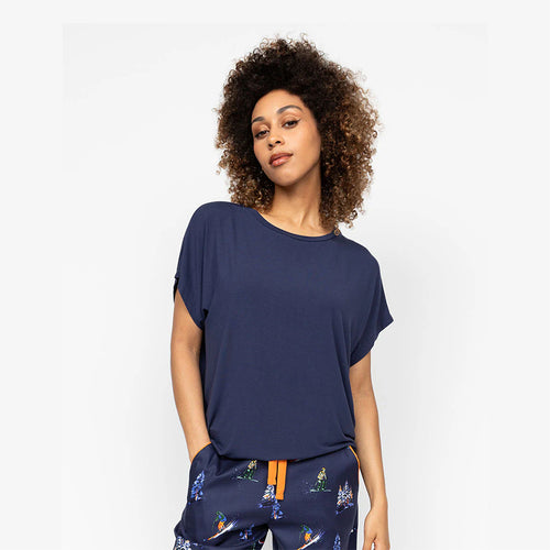 Alpes Women's Slouch Jersey Pyjama Top