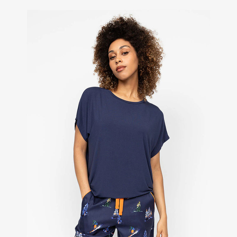 Alpes Women's Slouch Jersey Pyjama Top