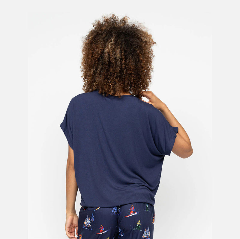Alpes Women's Slouch Jersey Pyjama Top