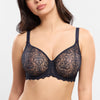 empreinte navy lace bra