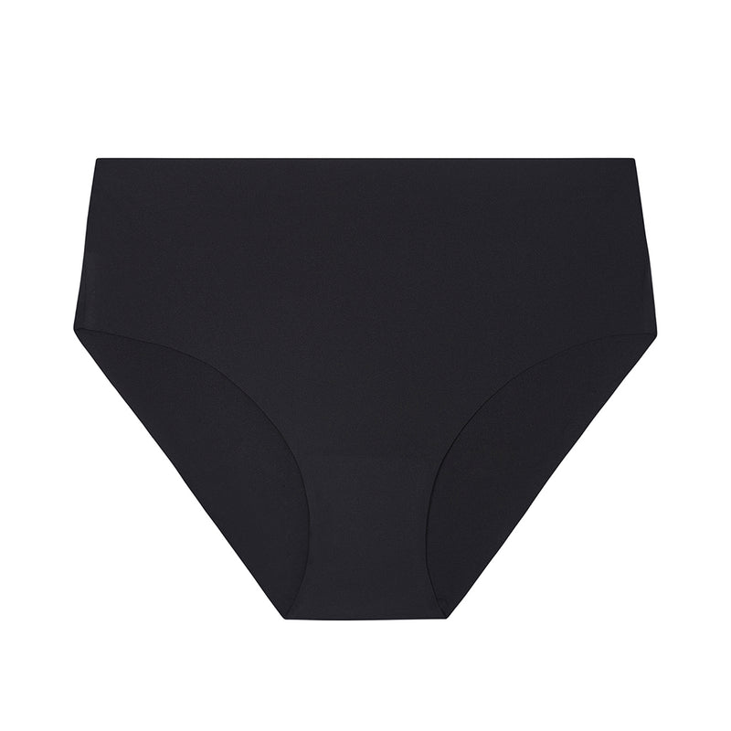 black seamless brief