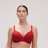 Caresse Tango Red 3D Spacer T-Shirt Bra