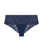 navy lace brief