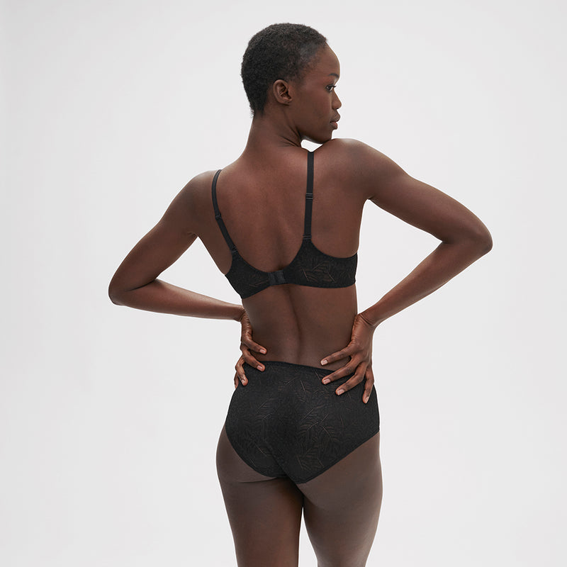 simone perele black lace bra
