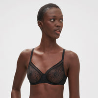 black lace bra