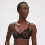 black lace bra