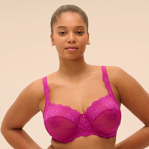 azalea pink full cup bra