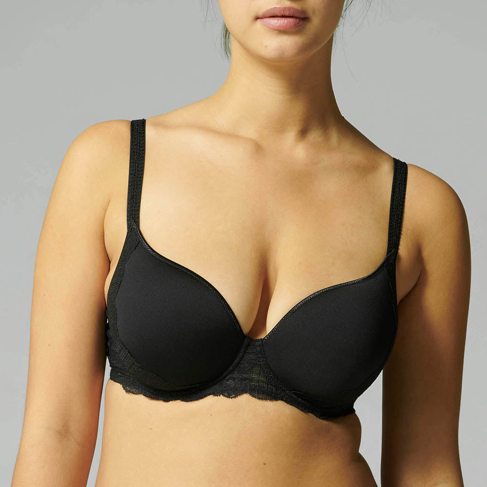 black t-shirt bra simone perele