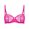 simone perele pink half cup bra