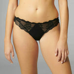 simone perele black lace brief