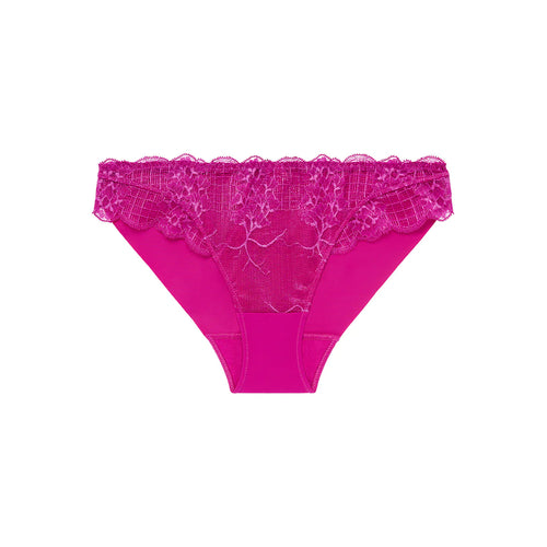 simone perele pink lace brief