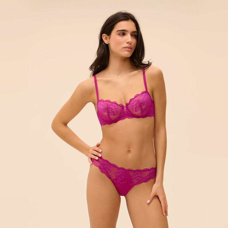simone perele pink sexy lingerie set