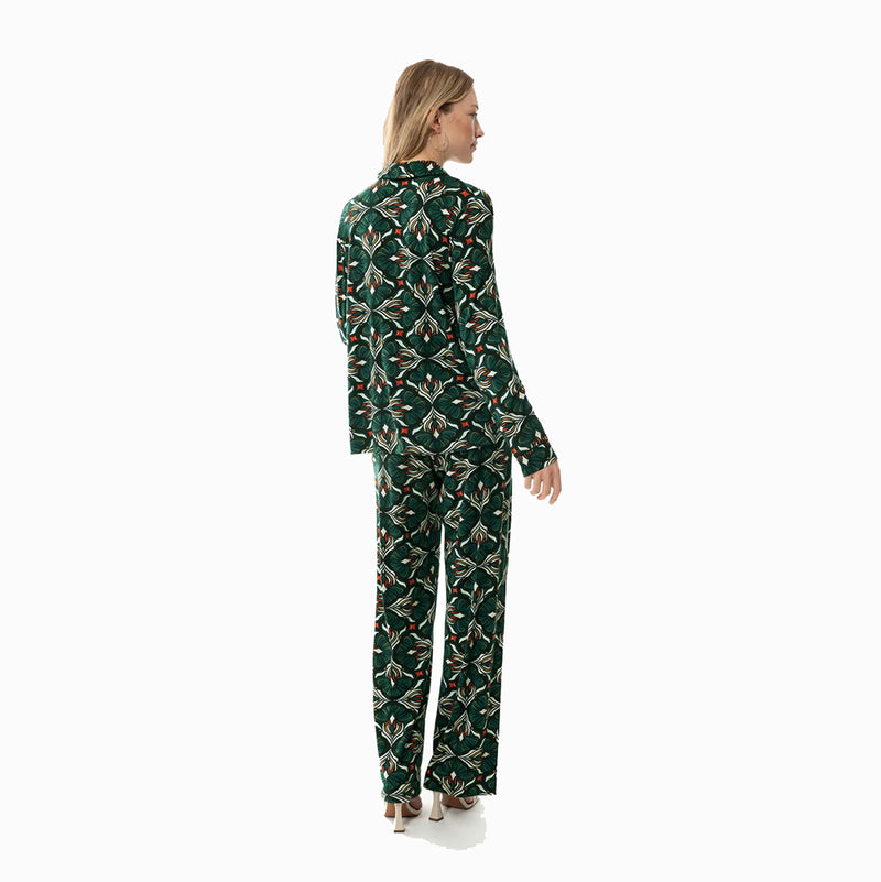 Serie Lee Green Leaves Pyjamas