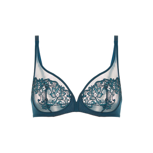 simone perele blue full cup bra