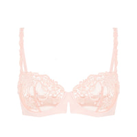 pink balconette bra