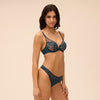 simone perele saga blue sexy lingerie set