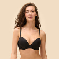 simone perele black push up bra