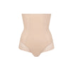 nude high waist control brief