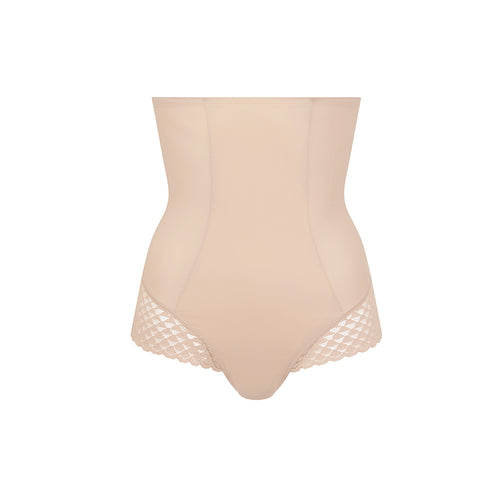 nude high waist control brief
