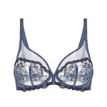 blue lace bra