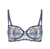 lace half cup bra