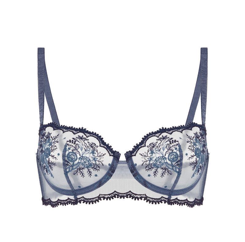 lace half cup bra