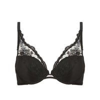 simone perele black push up bra
