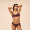 simone perele purple lace sexy set