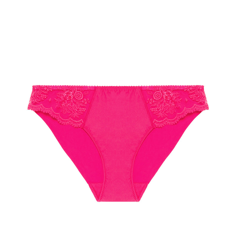 pink lace brief