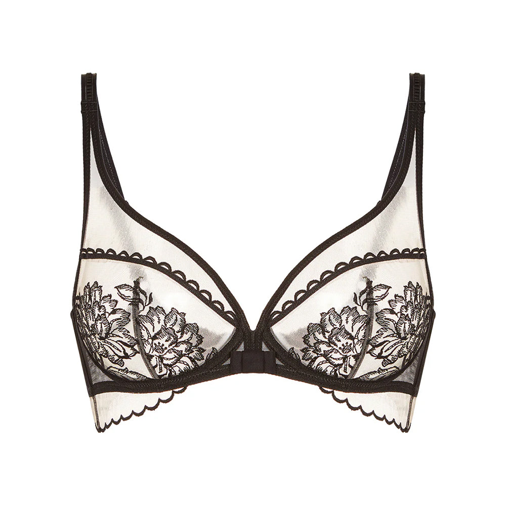 simone perele lace embroidered bra