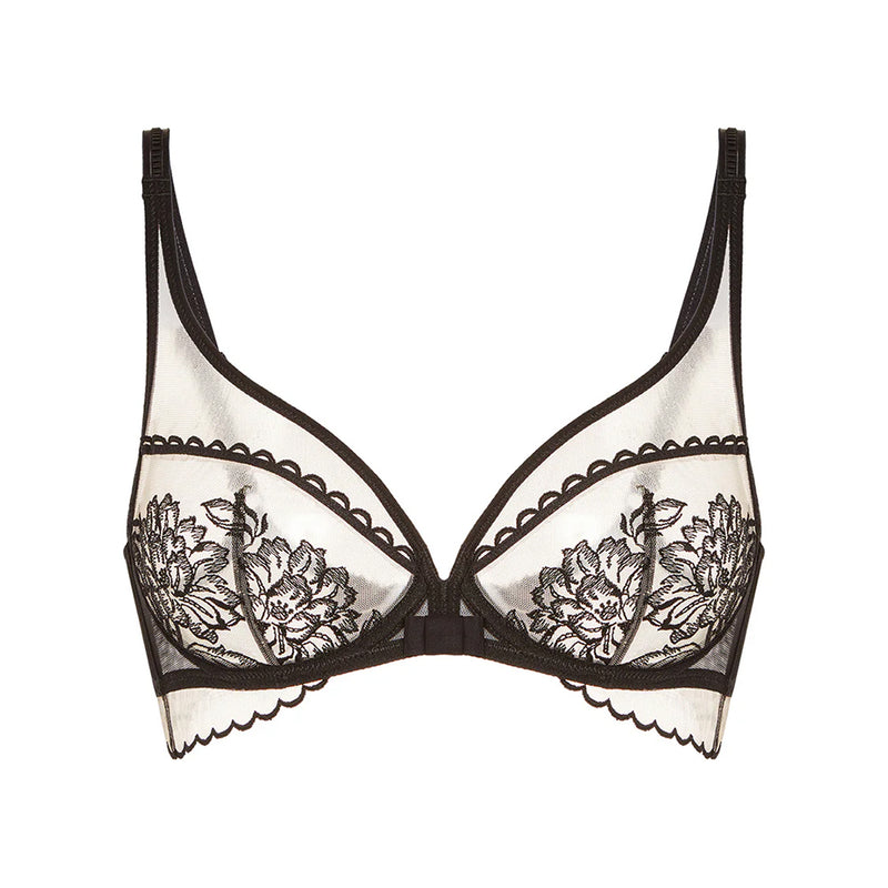 simone perele lace embroidered bra