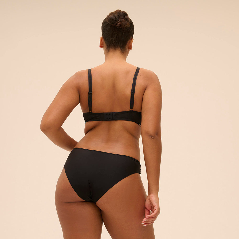 black lingerie set back