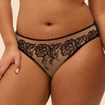 simone perele black lace brief