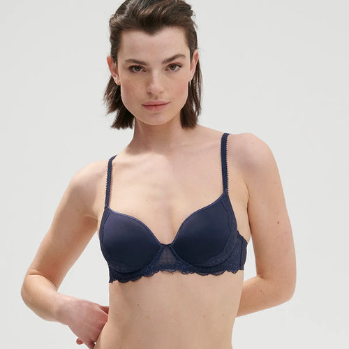 Reve Cosmic Blue Spacer Plunge Bra