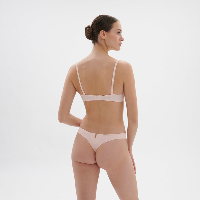 Saga Pink Nude Thong