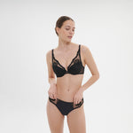 simone perele black push up bra