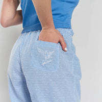 peachouse chicoy trousers embroidery