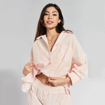 peachouse pyjama trousers and shirt