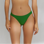 Bamboo Solid Hyper Green Brazilian Bikini Bottom