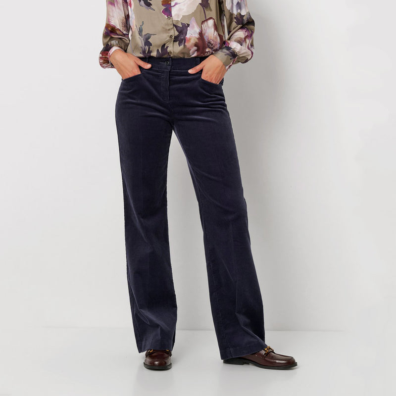 tony  navy corduroy trousers