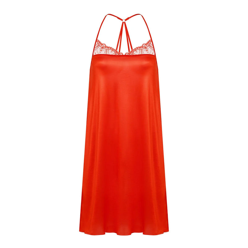 Serie Cara Carnelian Orange Negligee